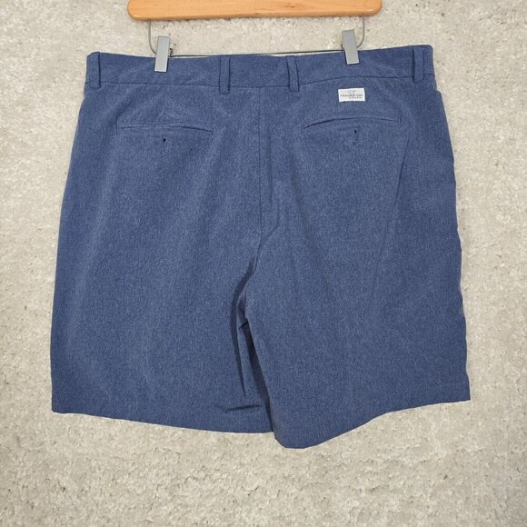 Vineyard Vines Shorts Mens 38 Blue Performance Breaker Stretch Golf Preppy - Picture 2 of 12
